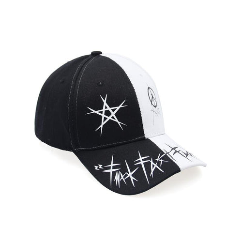 Black & White Baseball Hat